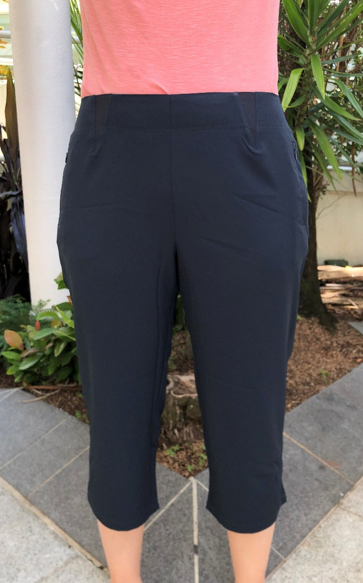 Load image into Gallery viewer, Birdee Capri Navy
