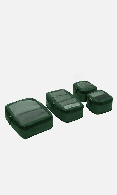 Load image into Gallery viewer, Antler Chelsea Packing Cube 4 pack - Woodland Green
