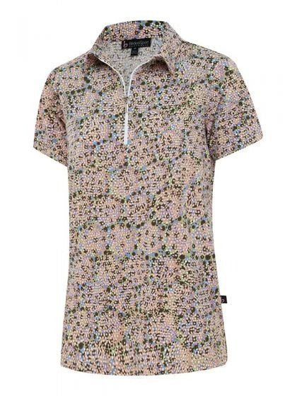 Birdee Confetti Short Sleeve Womens Top