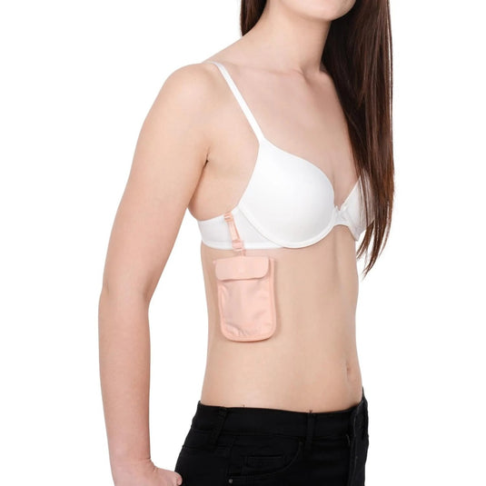 Pacsafe Coversafe S25 Secret Bra Pouch - Orchid Pink