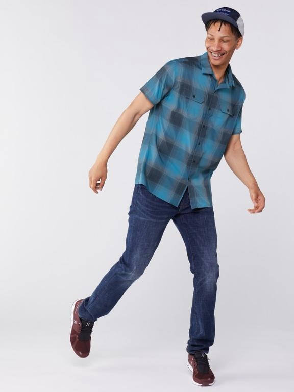 Load image into Gallery viewer, Kuhl Stretch Response Short Sleeve Mens Short - Shadow Blue
