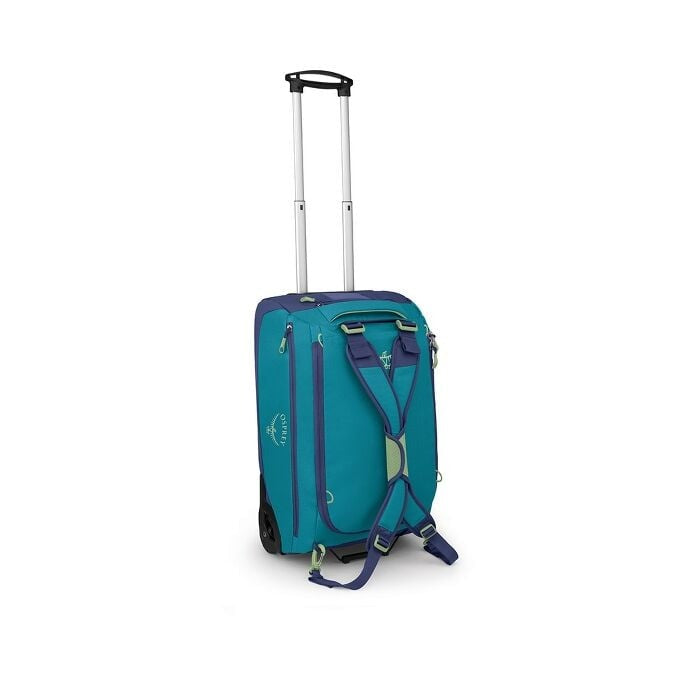 Load image into Gallery viewer, Osprey Daylite Carry On Wheeled 40 Litre Duffel - Blue Spikemoss/Alkaline
