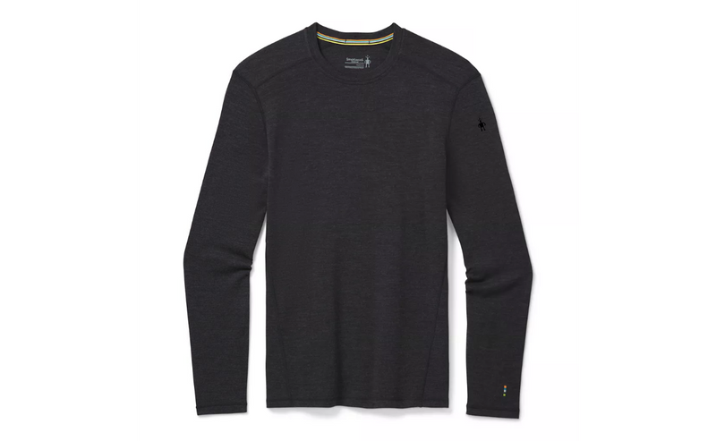Load image into Gallery viewer, SMARTWOOL 250 BASELAYER MENS CREW - CHARCOAL HEATHER
