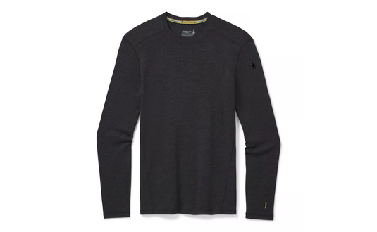 SMARTWOOL 250 BASELAYER MENS CREW - CHARCOAL HEATHER