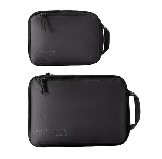 Eagle Creek Reveal Compression Cube Set Small/Medium - Black