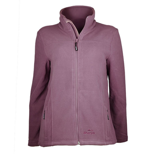 SHERPA PREMIUM PHURBA FLEECE WOMENS JACKET - MAUVE 