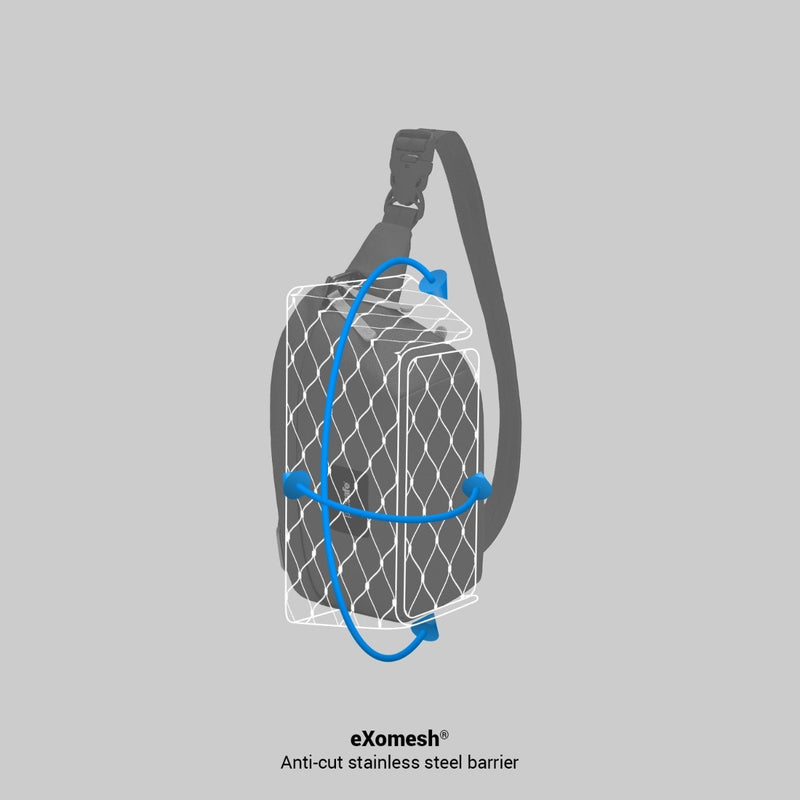 Load image into Gallery viewer, Pacsafe GO Sling Pack Jet Black
