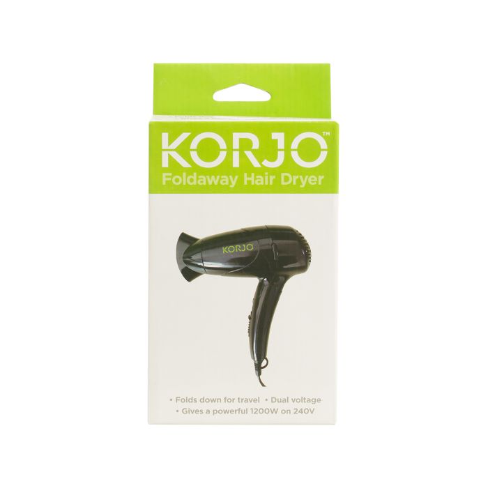 Load image into Gallery viewer, Korjo Foldaway Hairdryer
