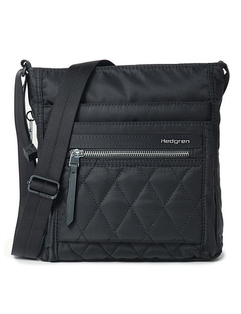HEDGREN ORVA RFID CROSSOVER QUILTED BLACK