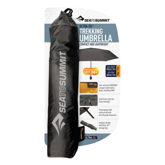SEA Ultra Sil Trekking Umbrella Black