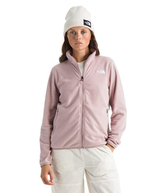 TNF TKA Glacier Fzip Jacket Metal Pink Womens