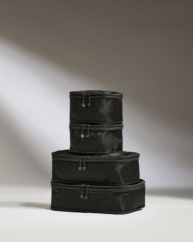 Load image into Gallery viewer, Antler Chelsea Packing Cube 4-pack Black
