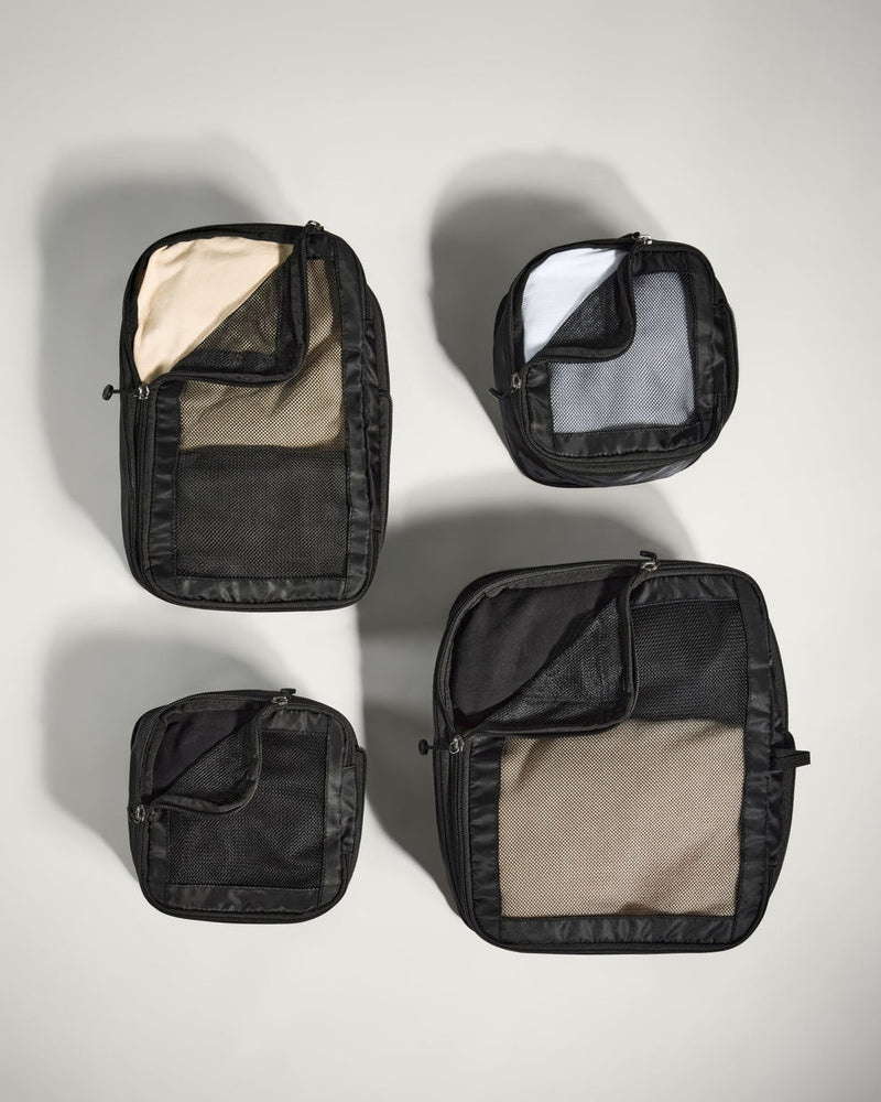 Load image into Gallery viewer, Antler Chelsea Packing Cube 4-pack Black
