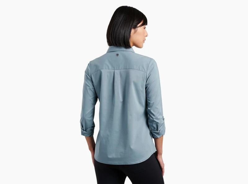 Load image into Gallery viewer, Kuhl Kamp Long Sleeve Ladies Shirt - Eucalyptus
