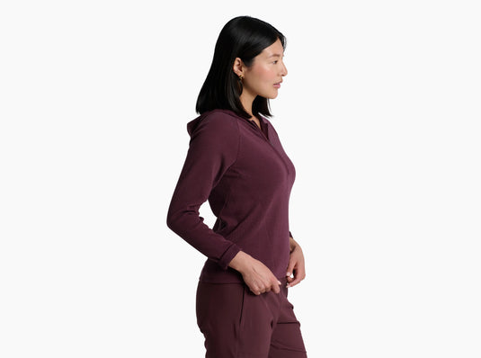 Kuhl Remi 1/2 Zip Hoody Raisin Womens