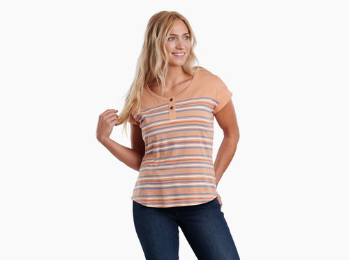 Kuhl Solstice Short Sleeve Top - Sandstone