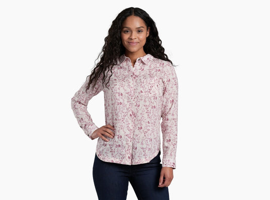 Kuhl Hadley Long Sleeve Womens Shirt - Thistle Print