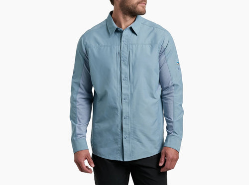 Kuhl Airspeed Long Sleeve Mens Shirt - Blue Slate