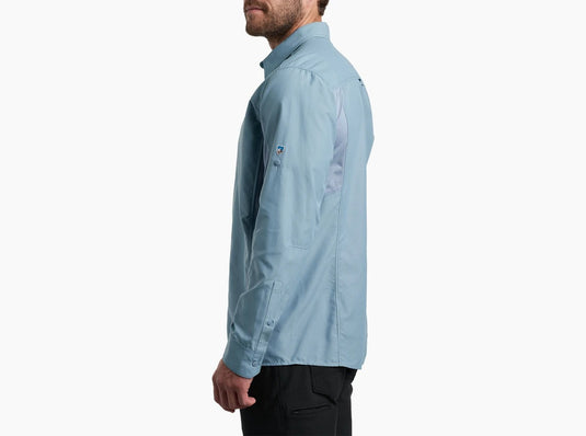 Kuhl Airspeed Long Sleeve Mens Shirt - Blue Slate