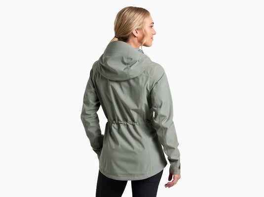 Kuhl Stretch Voyager Womens Rain Jacket - Soft Pine
