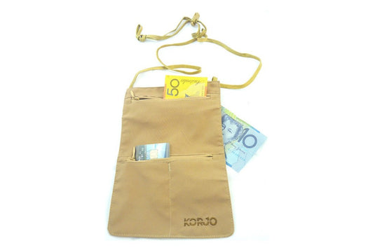 Korjo RFID Money Neck Pouch