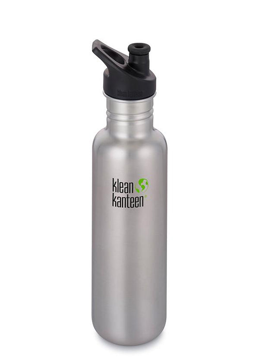 Klean Kanteen Sport Cap Stainless Steel 27oz Bottle
