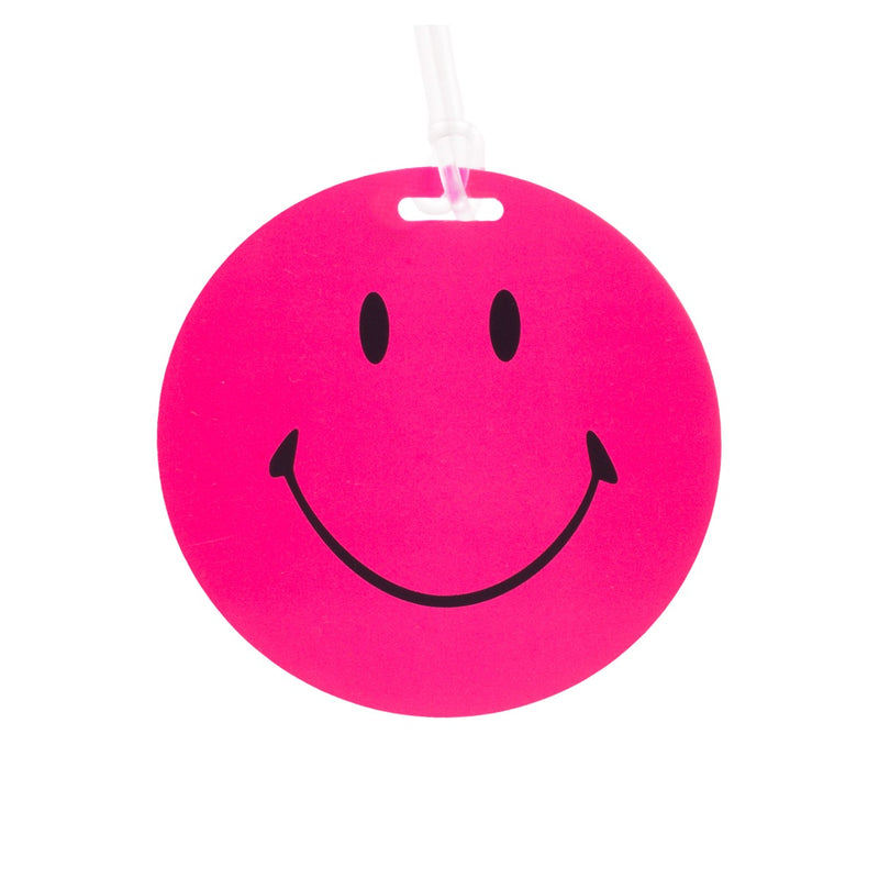 Load image into Gallery viewer, Korjo Smiley Face Luggage Tag - Assorted Colours
