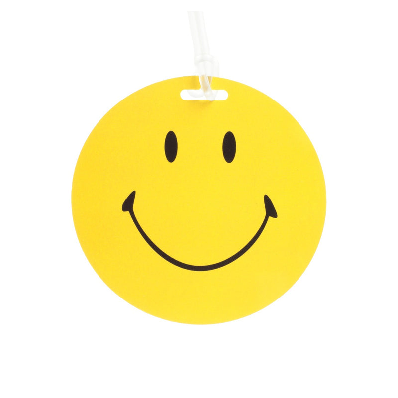 Load image into Gallery viewer, Korjo Smiley Face Luggage Tag - Assorted Colours
