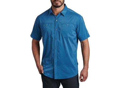 KUHL STRETCH STEALTH MENS SHORT SLEEVE SHIRT - Neptune