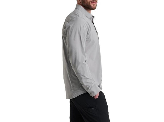 Kuhl Driftr Long Sleeve Mens Shirt - Concrete Grey 