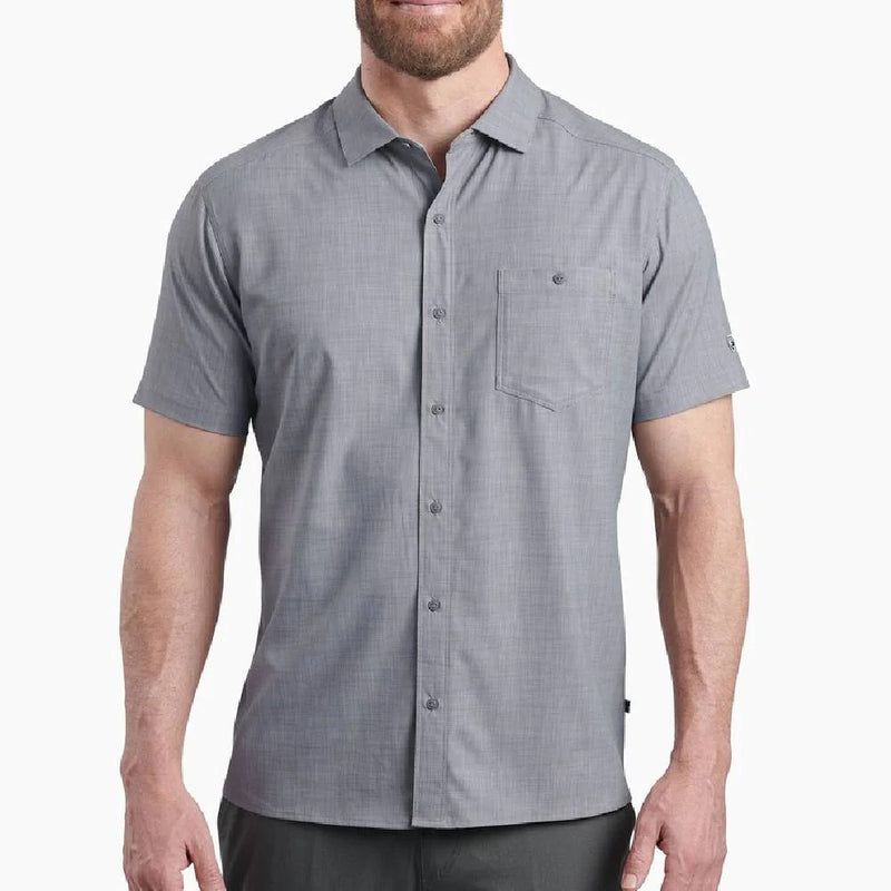Load image into Gallery viewer, Kuhl Persuadr Short Sleeve Mens Shirt - Anchor Grey


