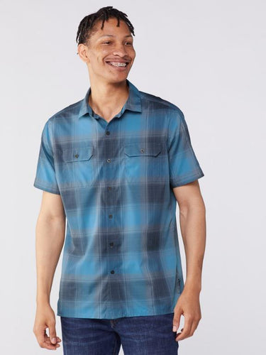 Kuhl Stretch Response Short Sleeve Mens Short - Shadow Blue
