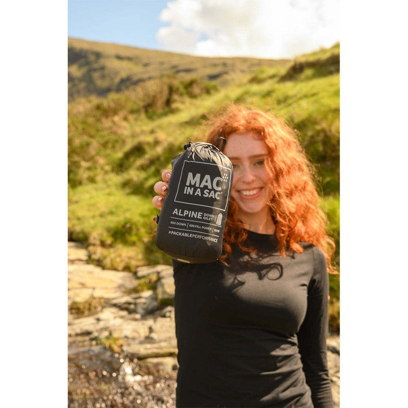 Load image into Gallery viewer, Mac in a Sac Womens Down Vest - Black
