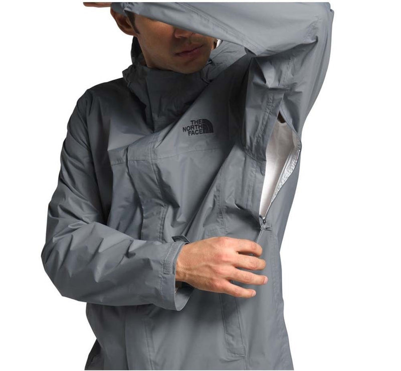 Load image into Gallery viewer, THE NORTH FACE VENTURE 2 MENS RAIN JACKET - MID GREY/TNF BLACK 
