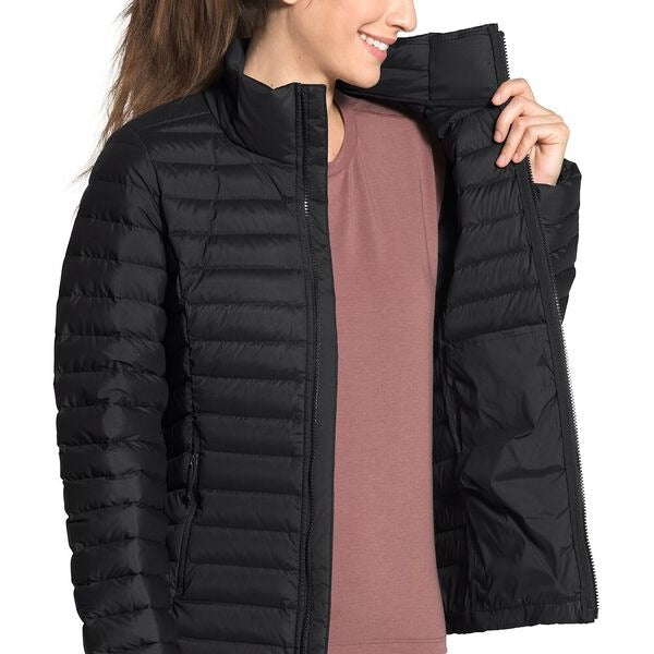 Load image into Gallery viewer, TNF Stretch Down Jacket - Black Womens
