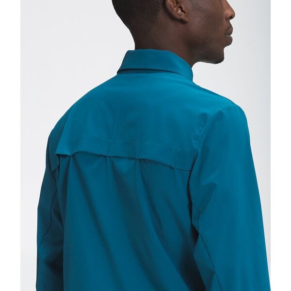 Load image into Gallery viewer, TNF First Trail Mens Long Sleeved Shirt Moroccan Blue
