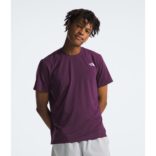 TNF WANDER SS BLACK CURRANT MENS