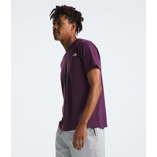 TNF WANDER SS BLACK CURRANT MENS