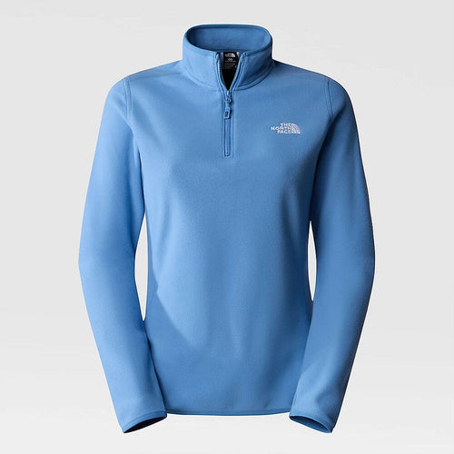The North Face Glacier 100 Womens Quarter Zip Fleece - Indigo Stone