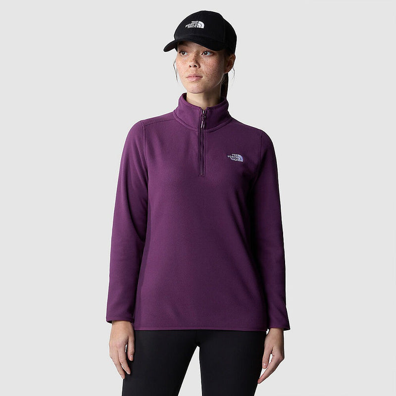 Load image into Gallery viewer, TNF TKA Glacier QuarterZip Jacket - Blackcurrant 
