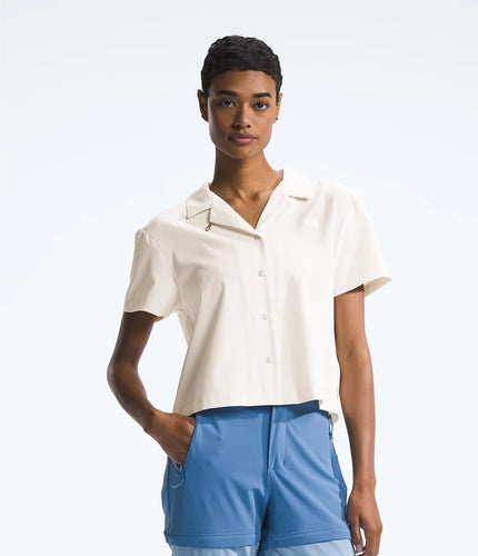The North Face Womens Short Sleeve First Trail Shirt - White