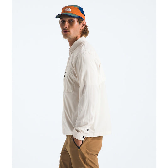 The North Face Lightrange Long Sleeve Mens Shirt - White Dune