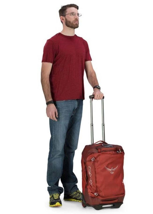 Osprey Transporter 40 Litre Wheeled Duffle Bag - Ruffian Red