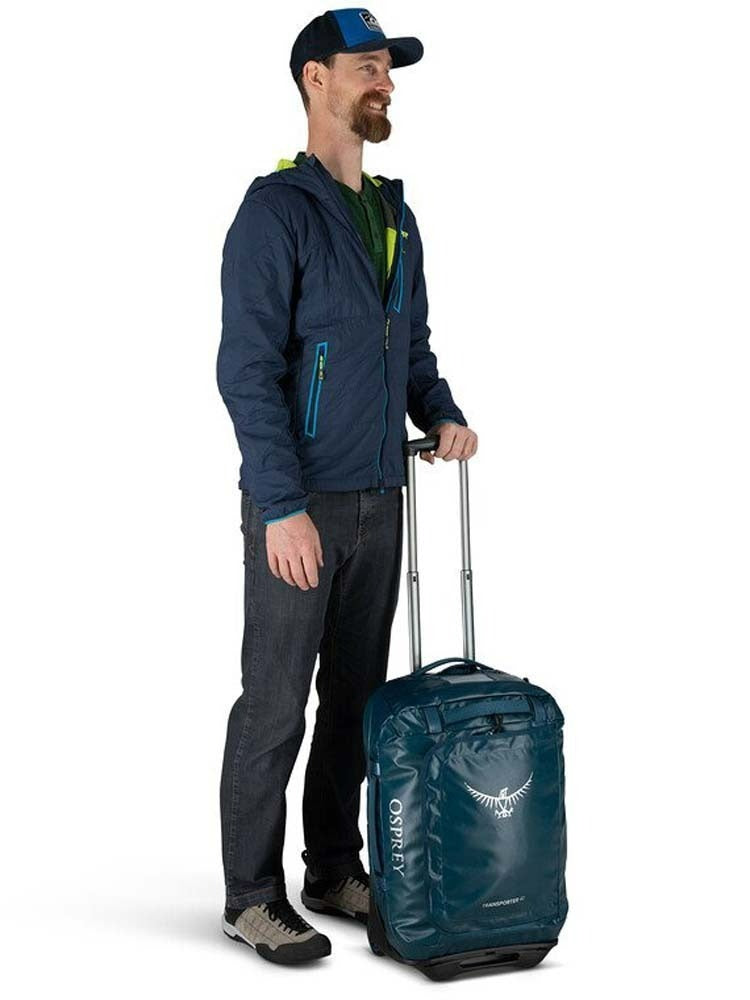 Load image into Gallery viewer, Osprey Transporter Wheeled Duffel 40L - Venturi Blue
