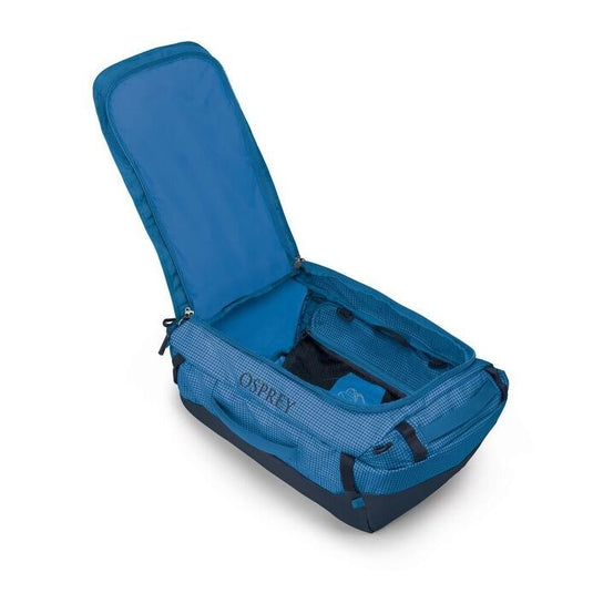 Osprey Transporter 40 Litre Duffel Bag - Blue Flame/Nocturnal Blue