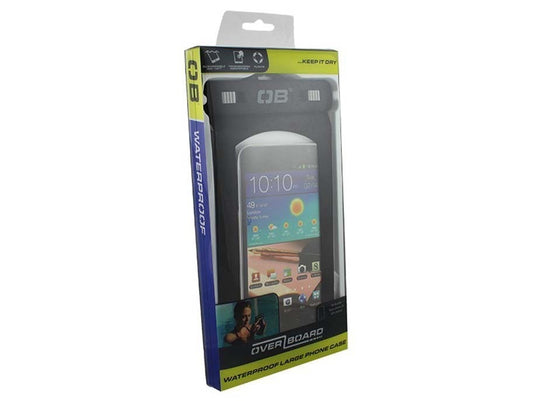 Overboard Waterproof Phone Case - Large Black