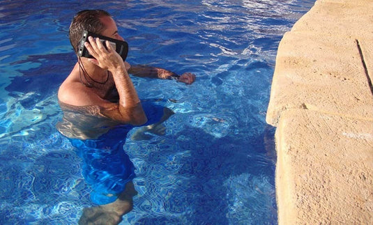 Overboard Waterproof Phone Case - Large Black