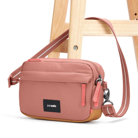 Pacsafe Go Crossbody Bag - Rose Pink