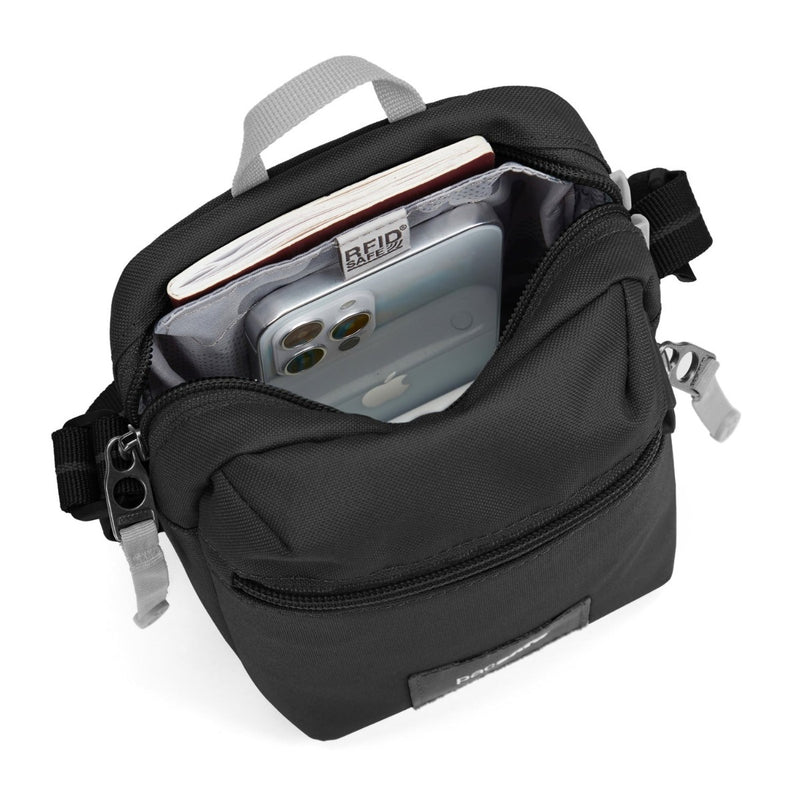 Load image into Gallery viewer, Pacsafe Go Micro Crossbody - Jet Black
