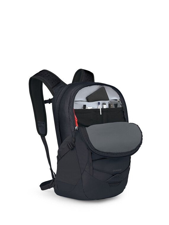 Load image into Gallery viewer, OSPREY QUASAR DAYPACK - BLACK

